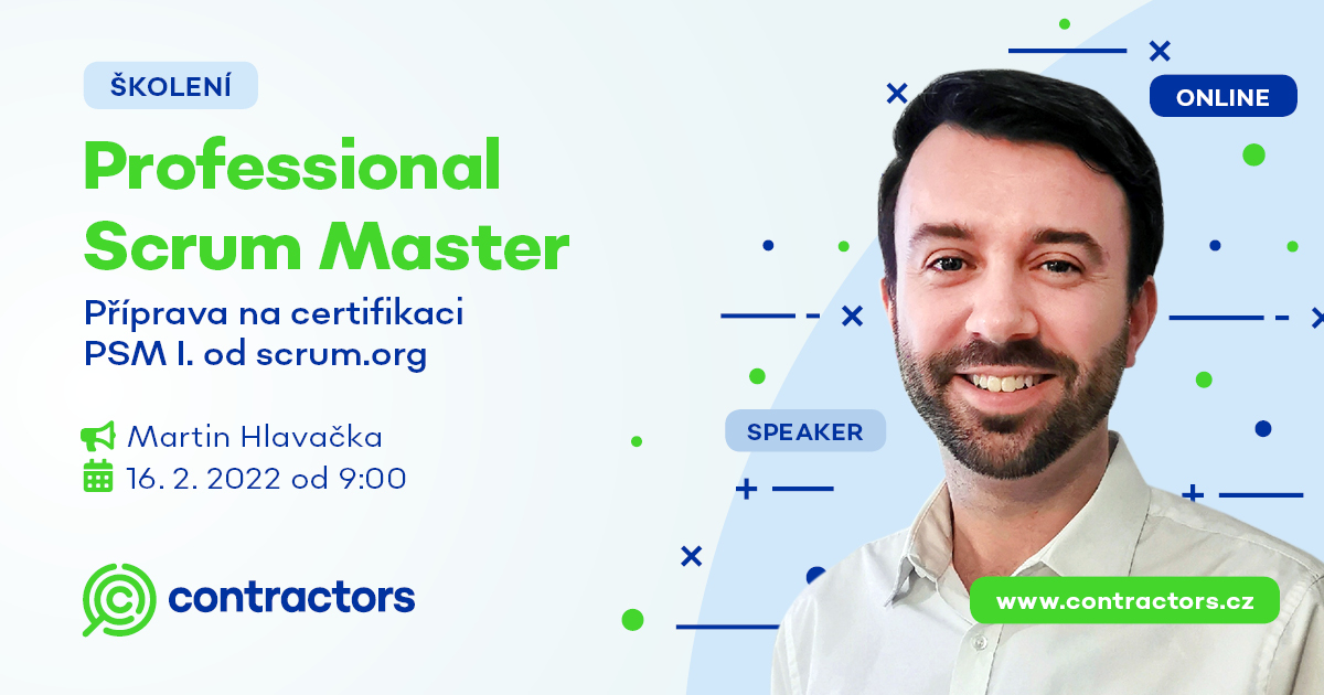 Professional Scrum Master Contractors portál pro IT specialisty